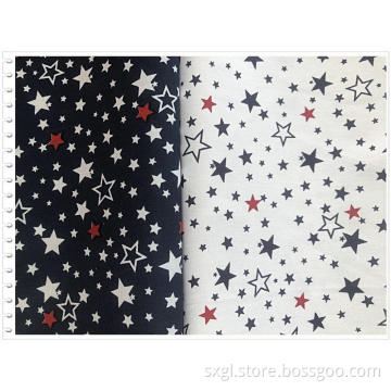 Bomull Spandex Twill Print Tyg för byxor